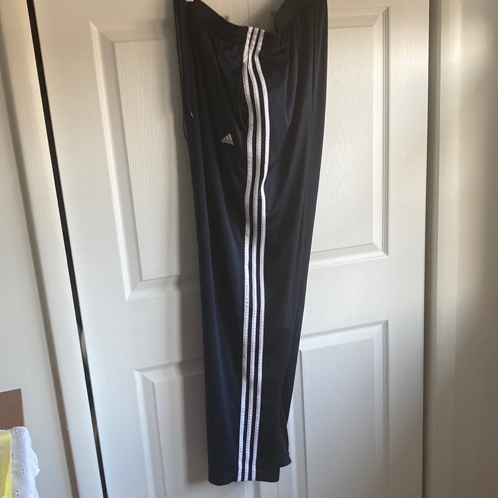 Adidas mens track pants navy blue XL